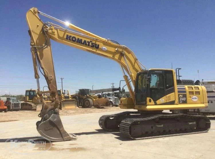 Used Komatsu in yard